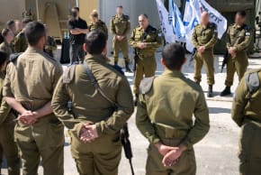 IDF Chief-of-Staff Eyal Zamir visits Battalion 947 during a war with Iran, March 3, 2026