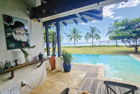The Chabad House overlooking the  Pacific in Playa Venao stands as an unlikely  yet essential sanctuary where structure  and nature meet to support Israeli combat  veterans in recovery.