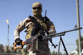 A Kurdish fighter in Iraq.