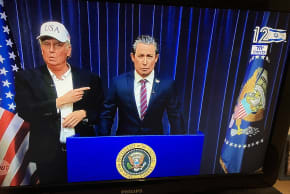 US President Donald Trump and US Secretary of War Pete Hegseth on Eretz Nehederet, March 4, 2026 