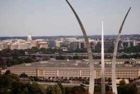 The Pentagon building in Virginia.