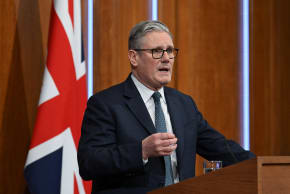 British Prime Minister Keir Starmer gives an update on the situation in the Middle East at Downing Street Briefing Room, in London, Britain, March 5, 2026.