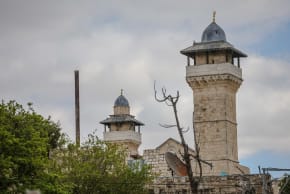 This picture shows the holy site known to Muslims as the Ibrahimi Mosque in Hebron, in the West Bank, on February 28, 2026, after Israeli forces closed the site until further notice as part of tightened measures amid escalating hostilities with Iran.