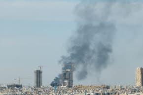 Smoke rises above Riyadh, amid the U.S.-Israeli conflict with Iran, in Riyadh, Saudi Arabia, March 5, 2026.