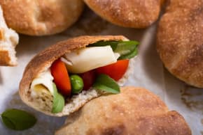 A meal in a pita