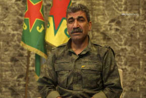 Sipan Hemo, the new deputy to the Syrian defense minister. August 14, 2025.