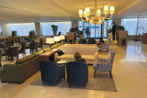 The hotel lobby is very large with easy chairs to sit and relax, and watch people coming and going, always an interesting pastime.