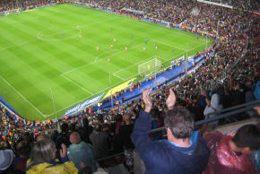 Atletico Madrid on the  pitch. Illustration. 