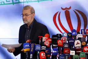 Senior Iranian official Ali Larijani, speaking in May 2024; illustrative.
