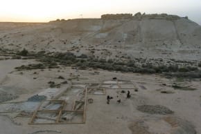 THE SITE of a 1,400 year old church at Nitzana National Park.