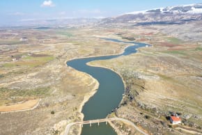 Litani river, Bekaa Valley.