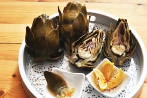 Cooked Artichoke Recipe.