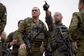 IDF Chief of Staff Lt.-Gen. Eyal Zamir visits Central Command soldiers on March 17, 2026. 