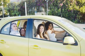 Four young Arab-Israeli women making their way through mainstream Israeli society.