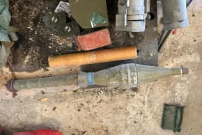 Weapons confiscated by the IDF during operations in southern Lebanon, March 19, 2026.