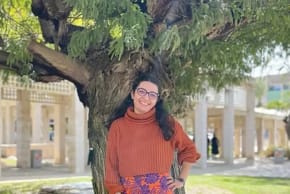 Hiba Benoutic, a Moroccan PhD candidate in anthropology and sociology at Ben-Gurion University of the Negev.