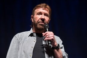 Martial artist/actor Chuck Norris make his Wizard World Comic Con debut during Wizard World Comic Con Philadelphia 2017 - Day 3 at Pennsylvania Convention Center on June 3, 2017 in Philadelphia, Pennsylvania.