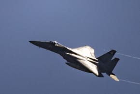 Israel Air Force fighter jet seen in central Israel amid the ongoing war between Israel-US and Iran, March 16, 2026.