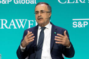  Amin H. Nasser, President & Chief Executive Officer Saudi Aramco, speaks during the CERAWeek energy conference in Houston, Texas, US March 8, 2022. 