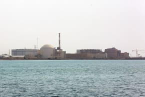 FILE PHOTO: A view of Bushehr Nuclear Power Plant, in Bushehr, Iran on April 28, 2024. 