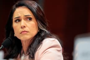 Director of National Intelligence Tulsi Gabbard testifies during a House Select Intelligence Committee hearing on March 19, 2026 in Washington, DC. 