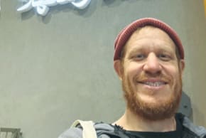 Akiva Herzfeld crosses over from taba into Israel. 