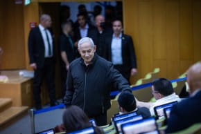 A GOVERNMENT many assumed could not survive October 7 has, for now, endured. Here, Prime Minister Benjamin Netanyahu attends the vote on state budget in the Knesset, on Sunday.