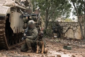 IDF forces operating in southern Lebanon.