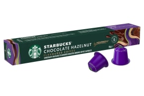 Chocolate and nut flavored coffee capsules, Starbucks