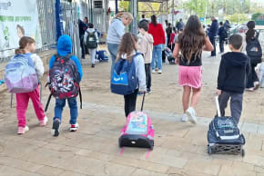 Back to school at Uzi Hitman School in Petah Tikva