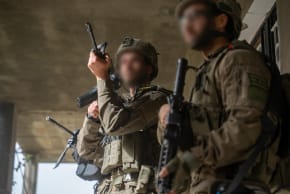 IDF soldiers of the Paratroopers Brigade, operating under the 98th Division, seen during operational activity in southern Lebanon, April 2026.