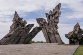 The Ninth Fort Memorial for Kovno Ghetto Jews executed by the Nazis, in Kaunus (Kovno), Lithuania.