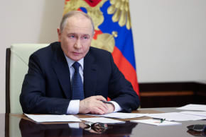Russian President Vladimir Putin pictured April 7, 2026.