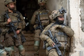 Soldiers from the IDF's Golani Brigade's 13 Battalion operating in southern Lebanon, published April 12, 2026.