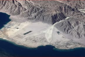 A GENERAL VIEW of the Nuweiba delta.