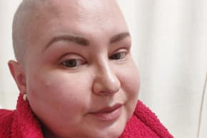Marina Ilyenko, a 38-year-old mother of two with lung cancer