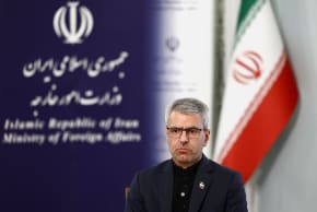 IRAN'S FOREIGN Ministry spokesman Esmaeil Baghaei attends an interview, amid the US-Israeli conflict with Iran, in Tehran, Iran, April 5, 2026.