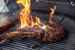 Quick grilling at high temperature creates more harmful substances compared to slow cooking or baking.