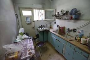 Good-old cooking days: Old-school Israeli kitchen in more modest times.