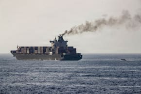 US forces patrol the Arabian Sea near M/V Touska on April 20, 2026, after firing upon the Iranian-flagged vessel that the U.S. accused of attempting to violate the U.S. naval blockade of Iranian ports near the Strait of Hormuz.