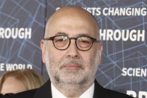 Marco Sermoneta arrives at the Ninth Breakthrough Prize Ceremony at Academy Museum of Motion Pictures on April 15, 2023 in Los Angeles, California.