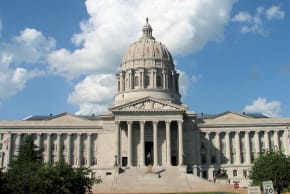 Missouri's Capitol Building in Jefferson City. 