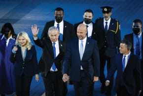 PRIME MINISTER Benjamin Netanyahu attends the 78th Independence Day anniversary ceremony, held at Mount Herzl, last week.