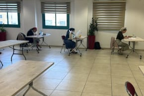 Three women who arrived in the morning to sit the Rabbinate exams finally do so at a four-hour delay, April 27, 2026