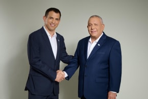 Shaul Meridor (L) and Gadi Eisenkot (R), April 28, 2026.