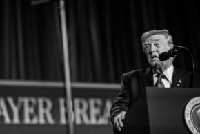 President Donald Trump delivers remarks at the National Prayer Breakfast, Feb. 5, 2026, at the Washington Hilton in Washington, D.C.