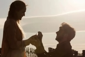 A marriage proposal.