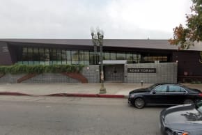 Adas Torah synagogue, near which the assault was perpetrated.
