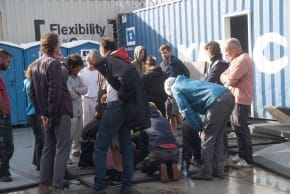 Detained activists from the Global Sumud Flotilla, May 1, 2026.