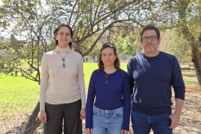 (From L-R): Prof. Noga Kronfeld-Schor, Hagar Vardi-Naim, and Prof. Yariv Wine.